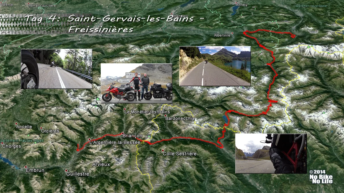 Tag 4: Saint-Gervais-les-Bains - Freissinières