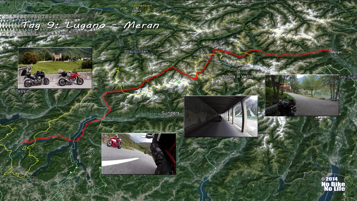 Tag 9: Lugano - Meran