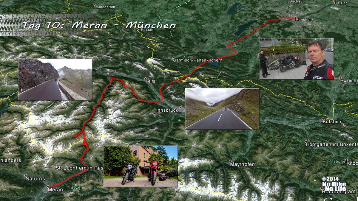 Tag 10: Meran - München