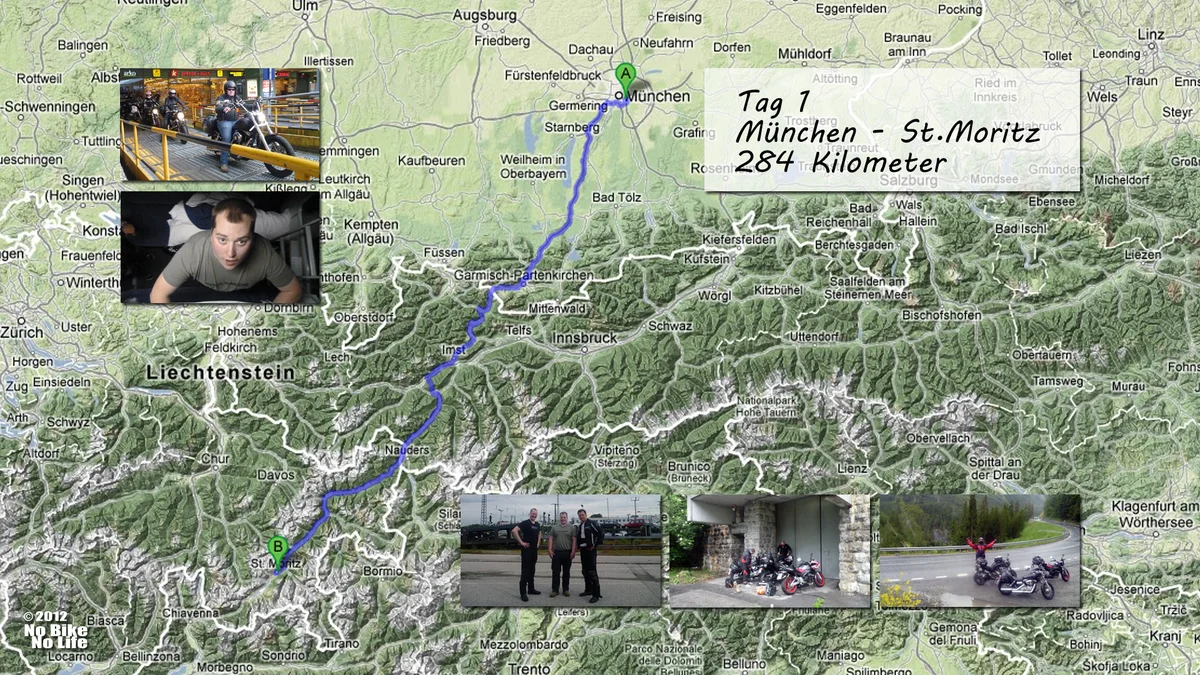 Biketour - Alpenländer